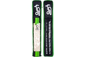 KOOKABURRA Unisex's Pro 1.1 Cricket Bat Cover, Black/Lime, One Size
