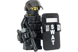 Modern Brick Warfare SWAT Police Riot Control Officer Custom Minifigure