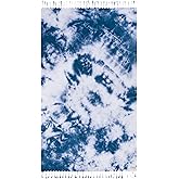 Sand Cloud Turkish Beach Towel - Sand Free - 100% Organic Turkish Cotton Yarn - Quick Dry Towel for Beach, Picnic Blanket or Throw - As Seen on Shark Tank - Tie Dye (Blue Acid Wash)