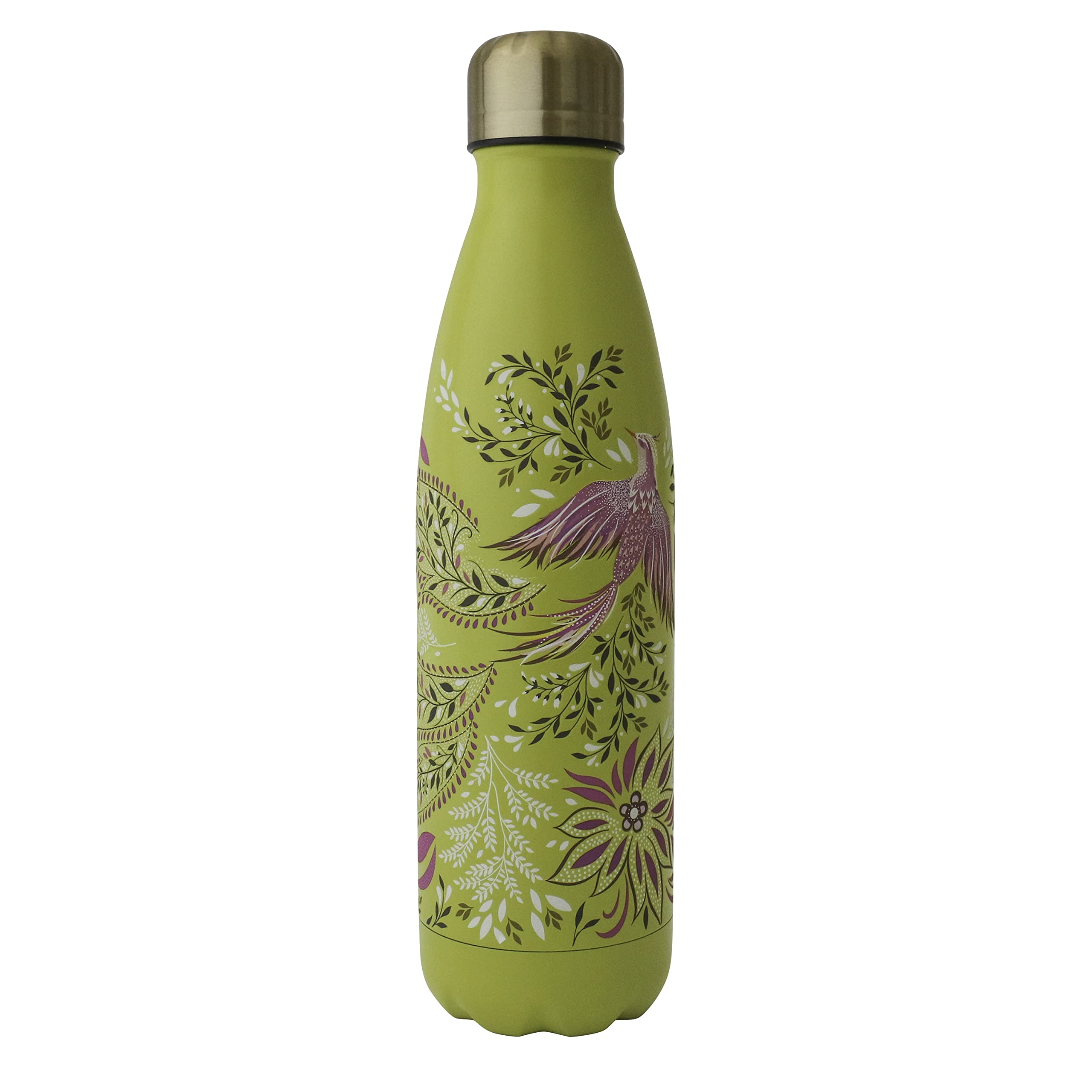 Portico Designs Ltd Sara Miller Haveli Garden Stainless Steel Water Bottle, Green