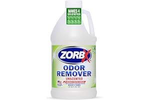ZORBX Unscented Odor Eliminator for Strong Odor 64 oz - Used in Hospitals & Healthcare Facilities - Advanced Trusted Formula,