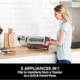 Ninja Foodi 3-in-1 Toaster, Grill & Panini Press ST202UK 7 Functions view 3