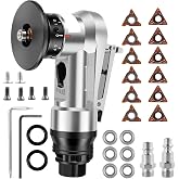 Abizarch Mini Pneumatic Chamfering Machine, 30000 RPM Portable Air Beveling Machine with 1/4 Inch Air Inlet Handheld, 45&deg; Mini Chamfering Machine Air Tools with Blades for Beveling Deburring