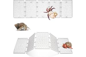 ANRANMM Hermit Crab Climbing Toys | 5 Pcs DIY Mesh Hermit Crab Ladder | Hermit Crab Tank Enrichment Decor | Hermit Crabs Decoration Accessories Supplies Toys Ornaments