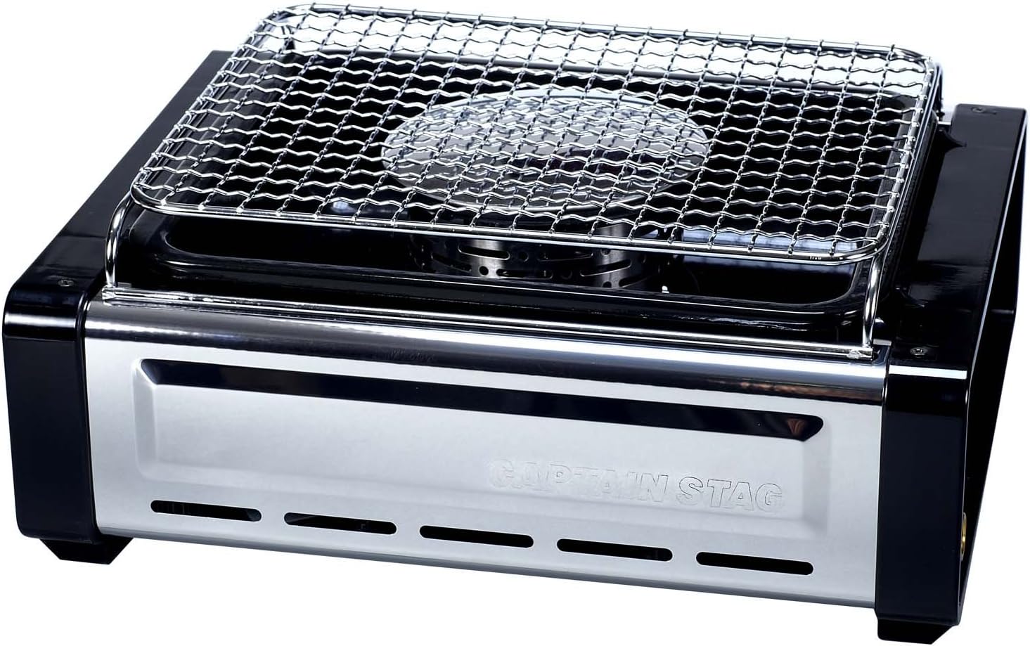 Amazon キャプテンスタッグ(CAPTAIN STAG) 遠赤炭火風卓上ガス網焼きコンロ M6350 キャプテンスタッグ(CAPTAIN