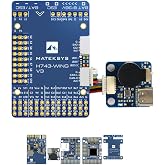 HTLNUZD Mateksys Wing V3 Flight Controller STM32H743VIT6 Built-in OSD Support Dual Camera INAV for RC FPV Airplane Fixed Wing Drones