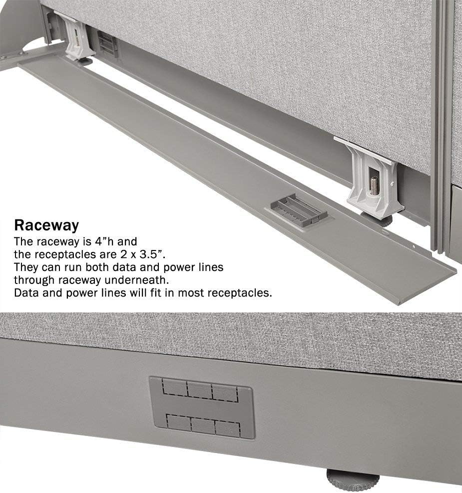 GOF Office Partition Single Panel (24w x 60h): Furniture & Decor