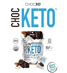 ChocKETO Dark Chocolate Coconut Snaps with Almonds