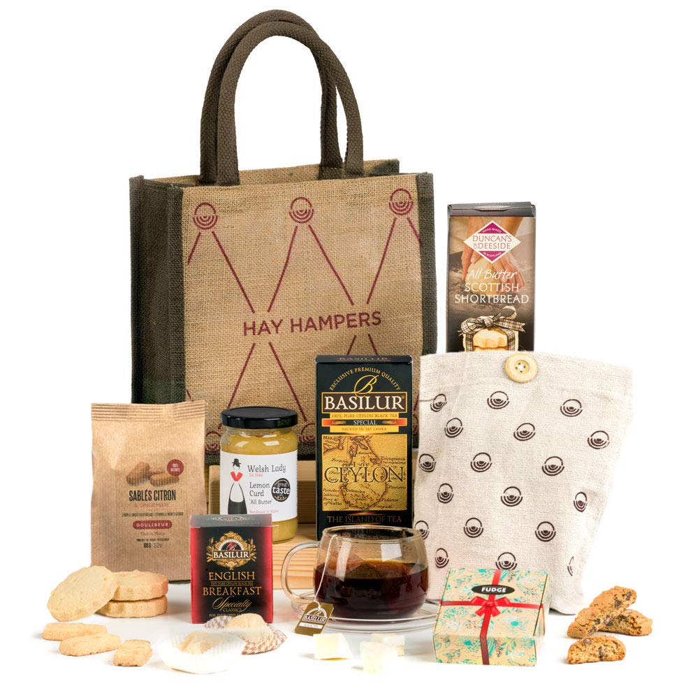 Hay Hampers Tea Time Delights Tea & Biscuits Hamper Gift Idea for Her