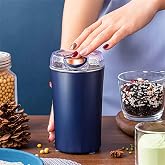 Coffee Grinder for Kitchen, 200W Powerful Electric Spice Herb Grinder Dry | with Removable Stainless Steel Blades, Large Capacity Suitable for Grinding Spices, Herbs, Coffee Beans, Grains, Nuts