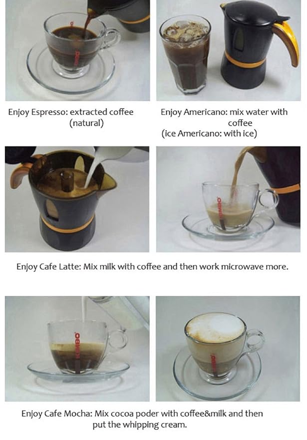 Amazon.com: Kimbo Cafetera Moka Pot para microondas ...