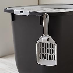 IRIS USA Square Top Entry Cat Litter Box with