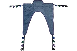 Tuffcare Transport Sling for Sit to Stand Lifts Compatible with Tuffcare, Hoyer, Invacare, McKesson, Drive, Lumex, Medline, Joerns and other Patient Lifts Solid Fabric Polyester (Large)