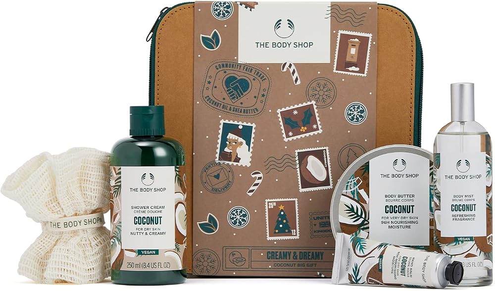 The Body Shop Creamy & Dreamy Coconut 5-Piece Hydrating Skincare Gift Set