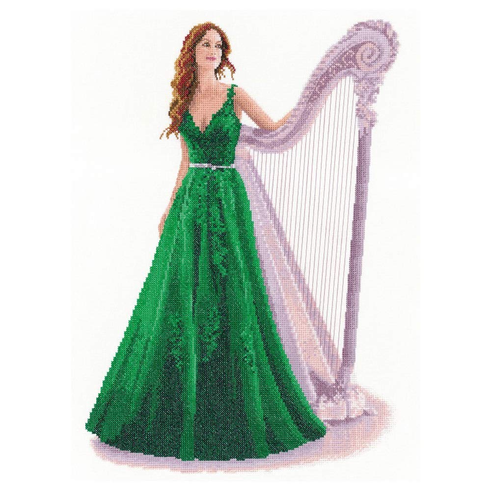 Heritage Counted Cross Stitch Kit Aida Darcey (A) JLDY1429-A 26.5x39cm