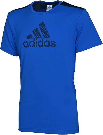t shirt bleu adidas