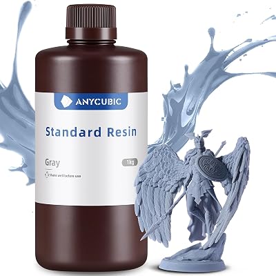 ANYCUBIC Standard 3D Printer Resin 1000g Grey 405nm LCD Compatible