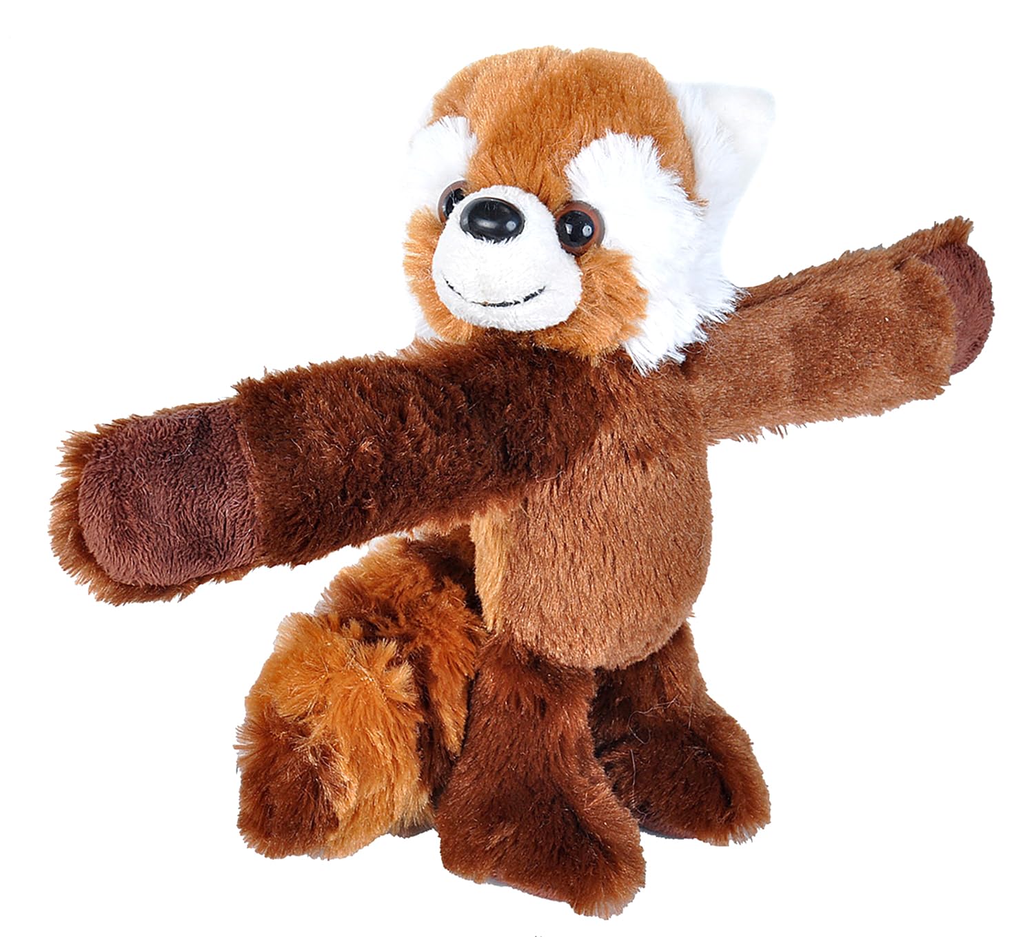 Wild Republic Huggers Soft Toy Slap Bracelet, Gifts for Kids, Red Panda Plush Toy 20 cm — image 1