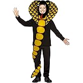 Rasta Imposta Cobra Snake Costume Karate Party Dress Up Cosplay Halloween Costumes, Child Size 7-10