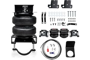 MILLISEC Air Spring Bags Suspension Kit compatible with 2001-2010 GMC Sierra 2500HD and Chevy Silverado 2500HD 2WD 4WD Car Rear Air Helper Springs Replaces TOW-GM01HD