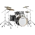 Yamaha Tour Custom Maple 4pc Fusion Shell Pack, Licorice Satin