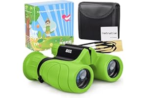 Kids Binoculars,Shockproof 8 x 21 High Resolution Compact Kids Binoculars Real for 3-12 Boys and Girls,Perfect for Bird Watch
