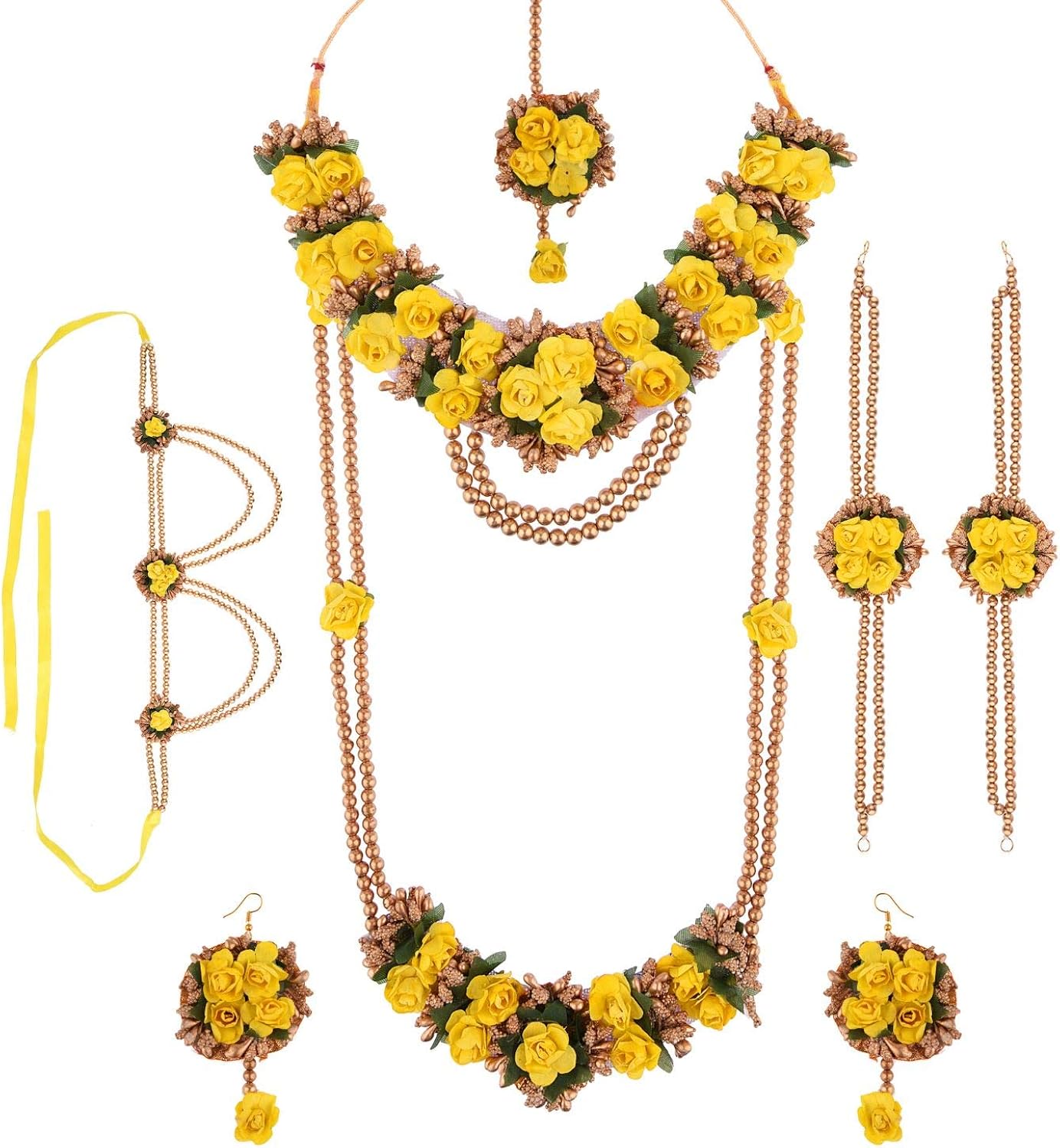 Buy Archi Collection Flower Jewellery Set for Woman Girls