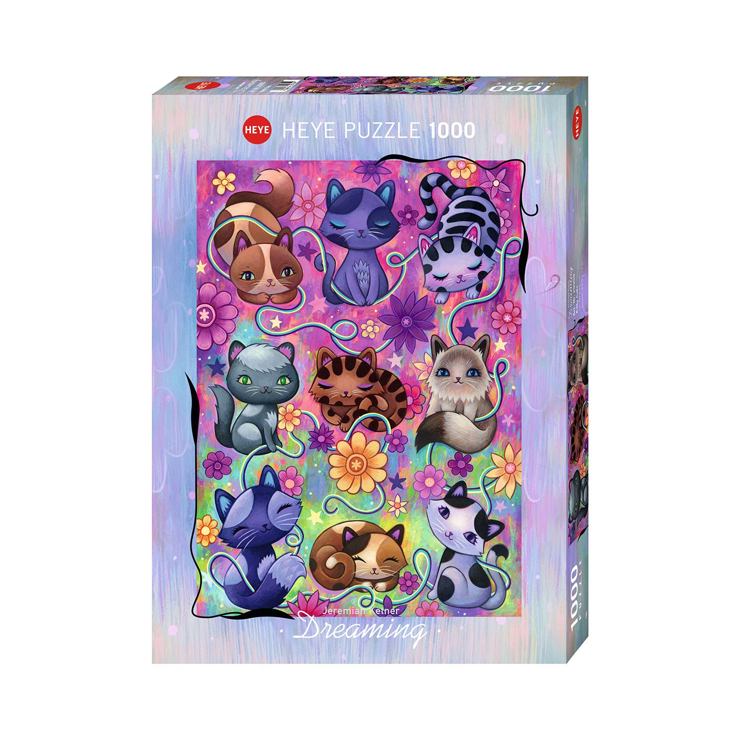 Heye Puzzles - 1000 Pc - Dreaming Kitty Cats