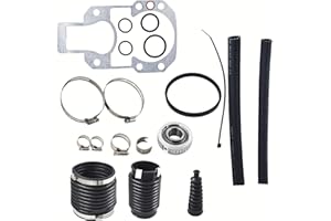 YSMN Gimbal Seal Bearing Bellows Transom Repair Kit Rebuild Package Marine Replacement for Mercruiser Alpha 1 Gen 1 Stern Dri
