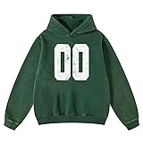 FAIABLE Men's Oversized Hoodies Pullover Graphic