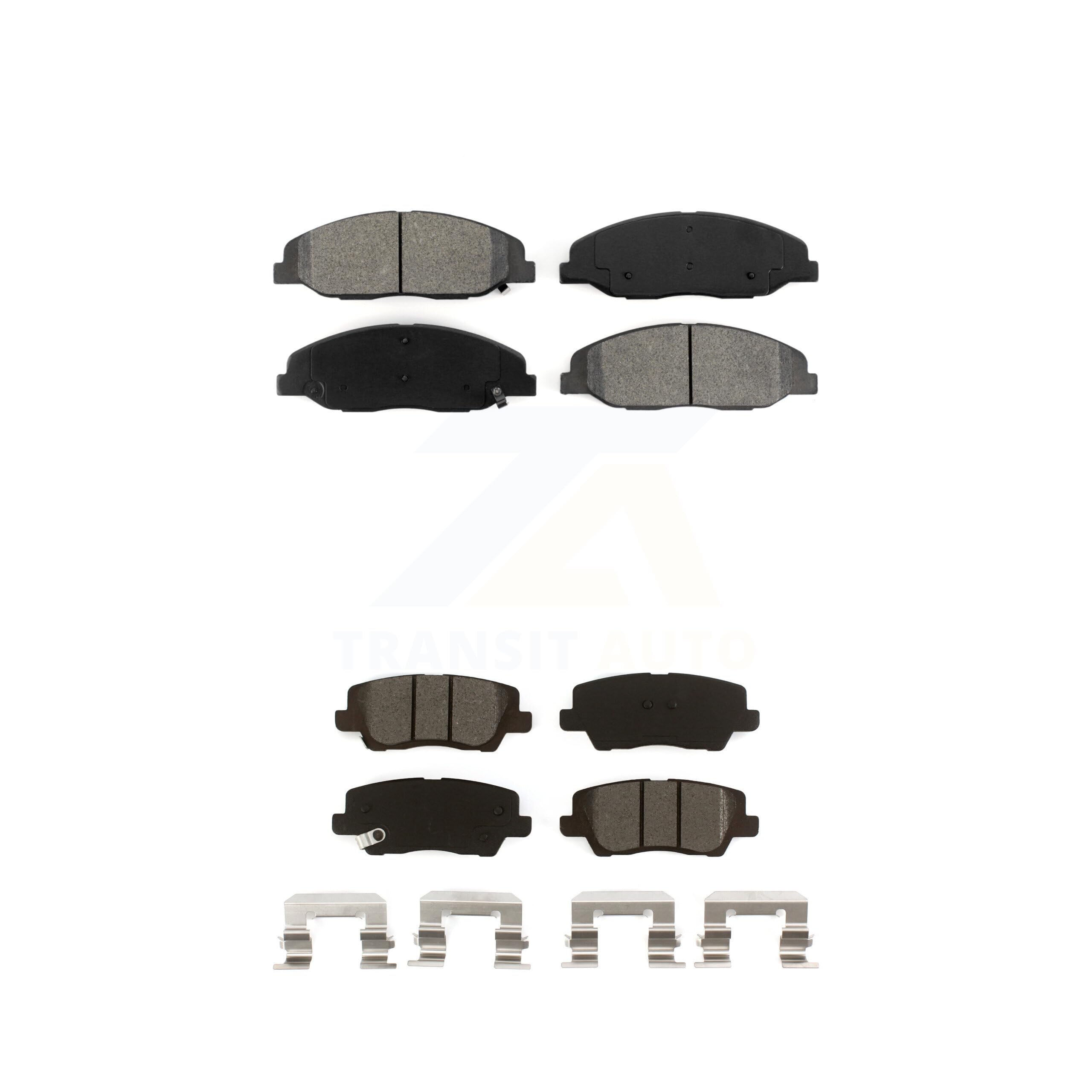 SIM Front Rear Semi-Metallic Brake Pads Kit