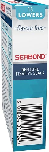 Seabond Denture Seals Original 15 Lowers Pack of 6 - Seabond Brand view 5
