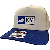 Kentucky Baseball Cap, Tan and Royal Blue, Adjustable Snapback