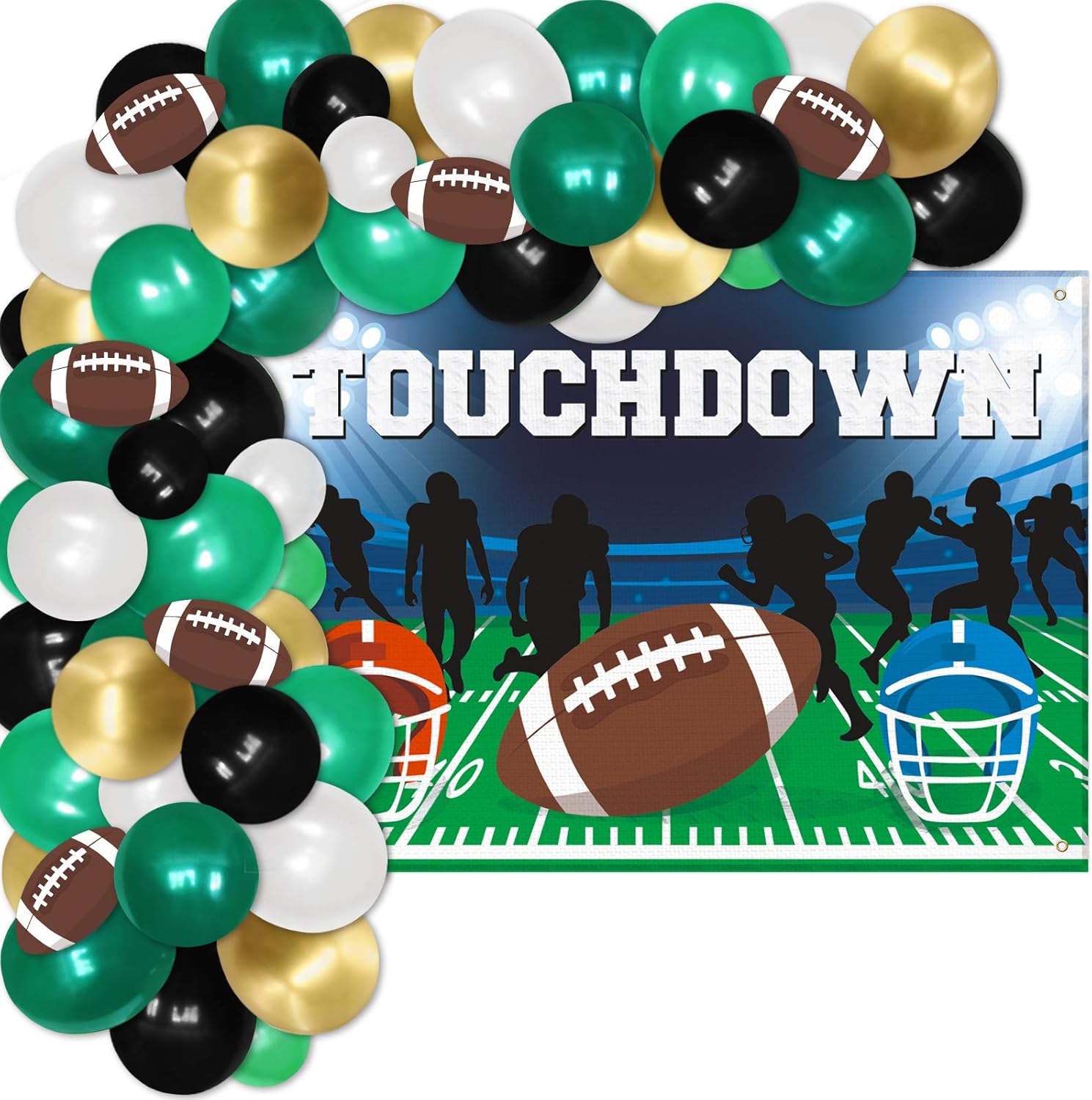 Amazon.com: 80 Pieces Football Party Decorations Set, Superbowl Party