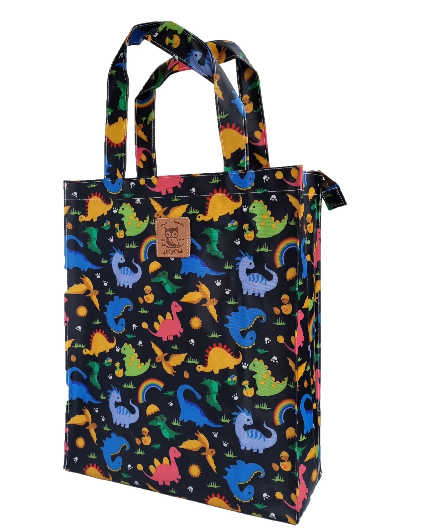 SturdyFoot Shopping Bag, Bookbag with Gusset, Music Bag, Tote Bag, Water Proofed Oilcloth Tote