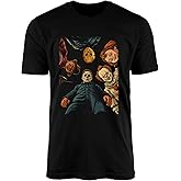 Horror Movie Inspired T-Shirt – Vintage Style Scary Faces Graphic Tee – Unisex Spooky Halloween Shirt
