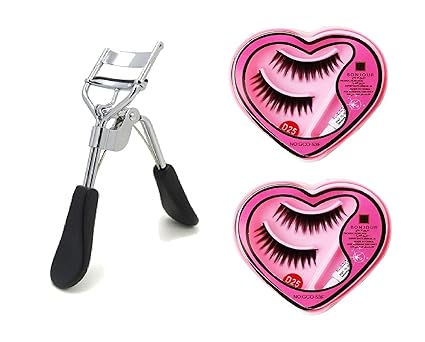 Preyansh Combo of Eyelash Curler and False Eyelashes (Pack of 2) (Set of 3)