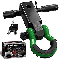 AUTMATCH Shackle Hitch Receiver 2 Inch - 3/4" D