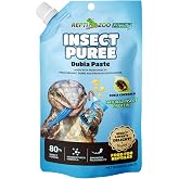 REPTIZOO FRIENDLY Crested Gecko Food Insect Puree, Dubia Paste Reptile Food Made with Fresh Insects 2.82oz