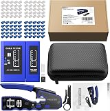 Proster RJ45 Crimp Tool Kit 3 in 1 Pass Through 8P8C with Tester view 8