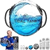 Tidal Tank Sphere Mini - Heavy Bag Aqua Ball, Water Weight - Sandbag Weight Set for Home Gym, Adjustable Sand Bags Weights Workout - Portable Exercise Fitness Equipment - Workout Videos