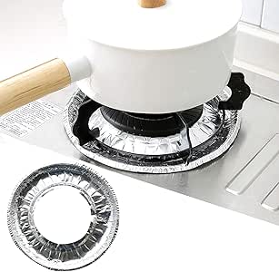 2 protectores de aluminio para salpicaduras de aceite, placa de cocina