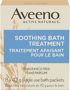 Aveeno Soin De Bain Bébé - Poudre Apaisante - Lot De 5 Sachets - Pour Peau Sensible