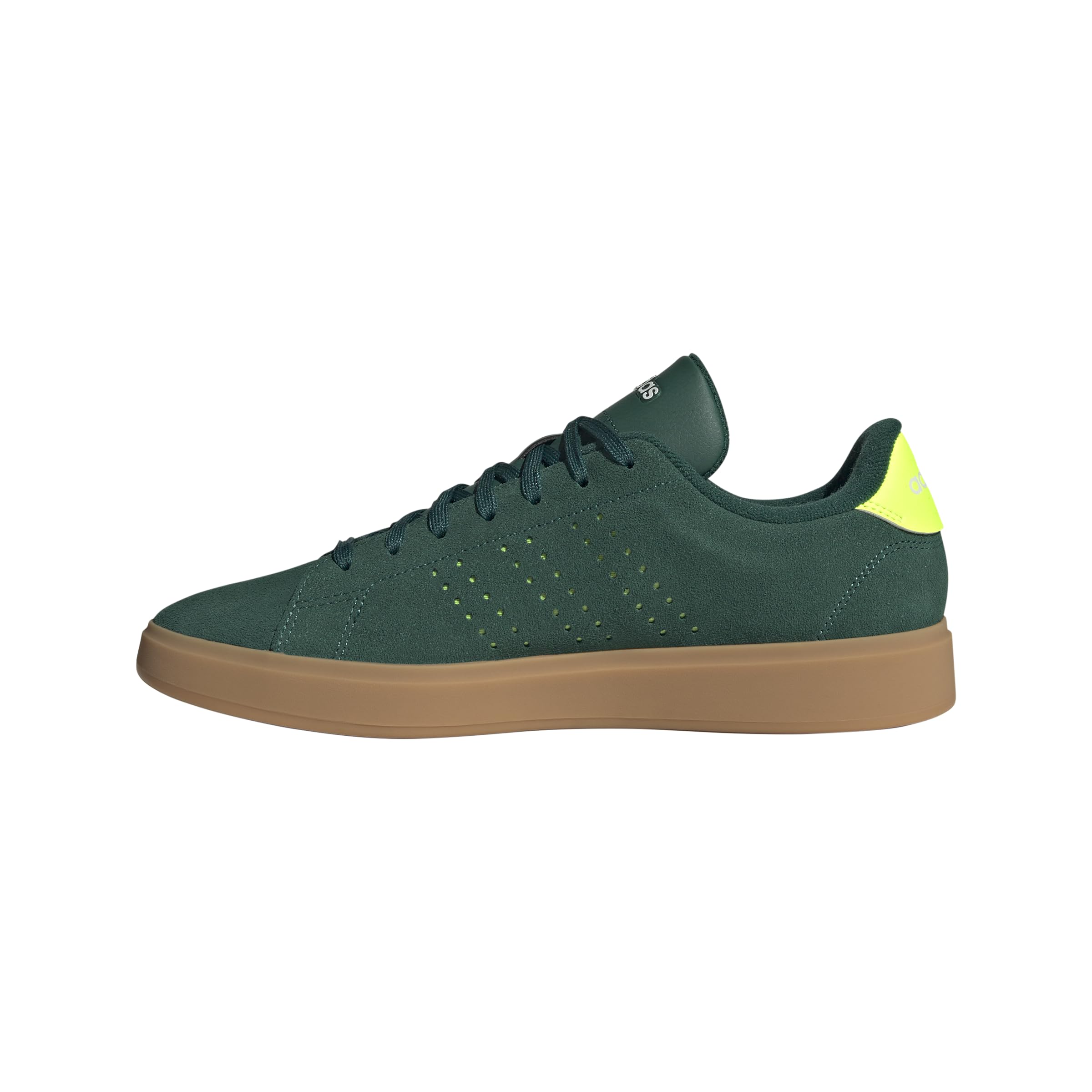 adidas Men's Advantage 2.0 Sneaker, Collegiate Green/Lucid Lemon/Off White, 4 Image adidas Men's Advantage 2.0 Sneaker, Collegiate Green/Lucid Lemon/Off White, 4 Image