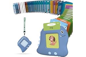 COTADWI Talking Flash Cards, Montessori Learning Toy for Toddler, Autism Sensory Product Speech Therapy Toys, Preschool Kindergarten Educational Toy Sight Words Phonics for 2 3 4 Year Old Boys Girls