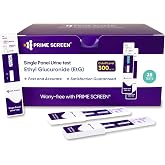 Prime Screen [25 Pack] EtG Alcohol Urine Test - at Home Rapid Testing Dip Card Kit - 80 Hour Low Cut-Off 300 ng/mL - WETG-114