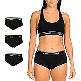 Woxer Women’s Classic Seamless Boyshort Panties, Soft Modal Fabric with No Roll Inseam, Chafe-Free, Breathable Design