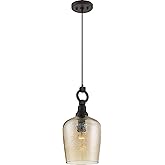 Quoizel Kendrick 1-Light Western Bronze Mini Pendant Light