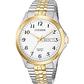 Citizen Quartz Mens Watch, Stainless Steel, Classic