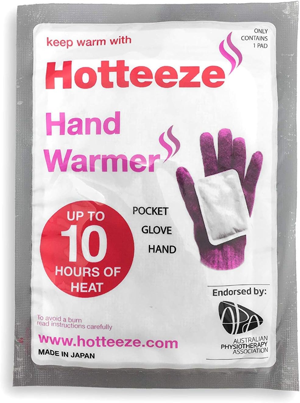 Zubehör Hotteeze EcoFriendly Long Lasting Instant Heat Hand Warmers 10